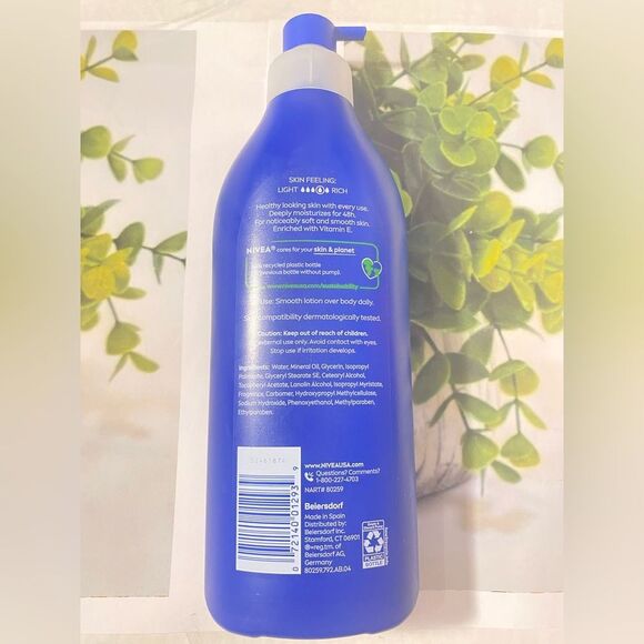 🛍️NIVEA Original Moisture Body Lotion with h Vitamin E, 48Hr Daily 💥 - Picture 3 of 7
